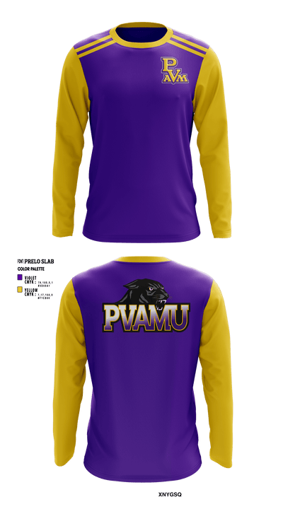 Prairie View A&M University Soccer 10183750 Long Sleeve Performance Shirt - 1