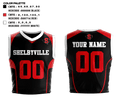Shelbyville High School Basketball 9973042 Basketball Uniform - 1