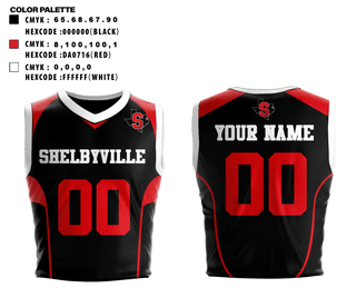 Basketball Uniform, Shelbyville High School Basketball, Women's Basketball, Teamtime, Team time, sublimation, custom sports apparel, team uniforms, spirit wear, spiritwear, sports uniforms, custom shirts, team store, custom team store, fundraiser sports, apparel fundraiser