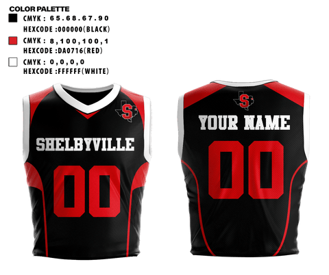 Basketball Uniform, Shelbyville High School Basketball, Women's Basketball, Teamtime, Team time, sublimation, custom sports apparel, team uniforms, spirit wear, spiritwear, sports uniforms, custom shirts, team store, custom team store, fundraiser sports, apparel fundraiser