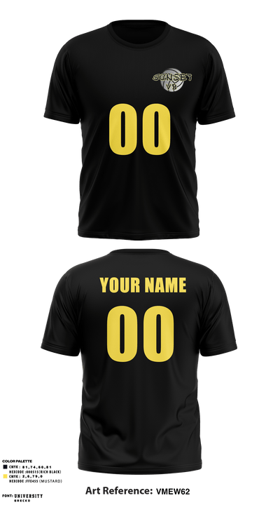 Miami Sunset Senior 45555794 Short Sleeve Performance Shirt - 3