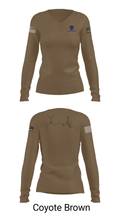 792nd Chemical Company 62640227 Women's Long Sleeve V-neck Shirt - 38