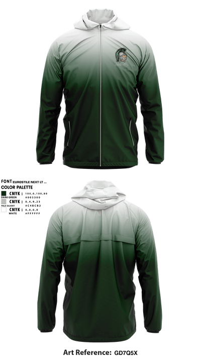 John S Battle High School Band 1203699 Windbreaker - 1