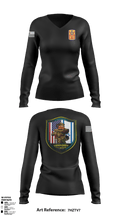 13TH Missile Defense Battery 28946182 Women's Long Sleeve V-neck Shirt - 1