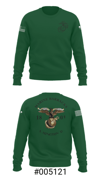 Crew Neck Sweatshirt, , Marines, Teamtime, Team time, sublimation, custom sports apparel, team uniforms, spirit wear, spiritwear, sports uniforms, custom shirts, team store, custom team store, fundraiser sports, apparel fundraiser