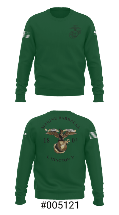 Marine Barracks Washington 7968696 Crew Neck Sweatshirt - 7