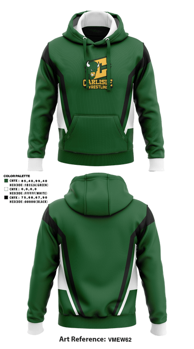 Carlisle High School Wrestling 5191050 Hoodie - 2