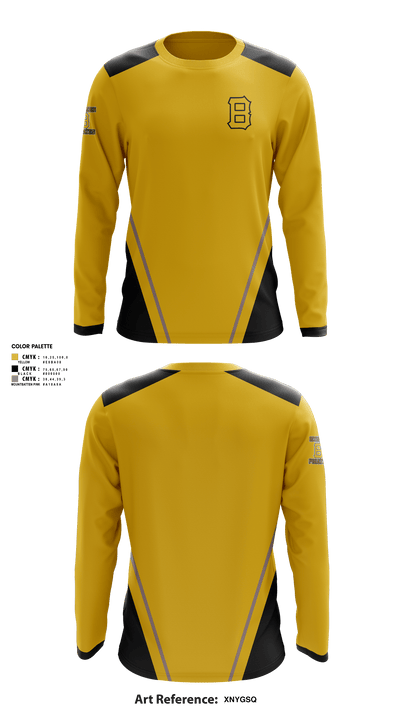 Bethlehem Pirates 54305018 Long Sleeve Performance Shirt - 1