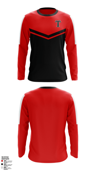 Long Sleeve Performance Shirt, Turner Middle School, Spirit Store, Teamtime, Team time, sublimation, custom sports apparel, team uniforms, spirit wear, spiritwear, sports uniforms, custom shirts, team store, custom team store, fundraiser sports, apparel fundraiser