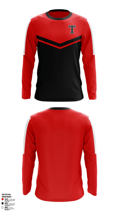 Turner Middle School 81161179 Long Sleeve Performance Shirt - 2