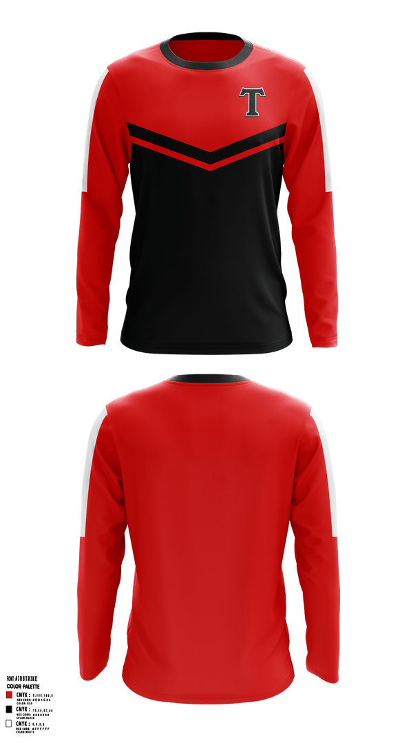 Long Sleeve Performance Shirt, Turner Middle School, Spirit Store, Teamtime, Team time, sublimation, custom sports apparel, team uniforms, spirit wear, spiritwear, sports uniforms, custom shirts, team store, custom team store, fundraiser sports, apparel fundraiser