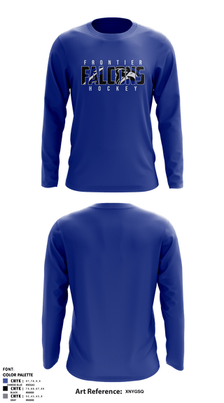 Long Sleeve Shooting Shirt, Frontier Central Hockey, Hockey, Teamtime, Team time, sublimation, custom sports apparel, team uniforms, spirit wear, spiritwear, sports uniforms, custom shirts, team store, custom team store, fundraiser sports, apparel fundraiser
