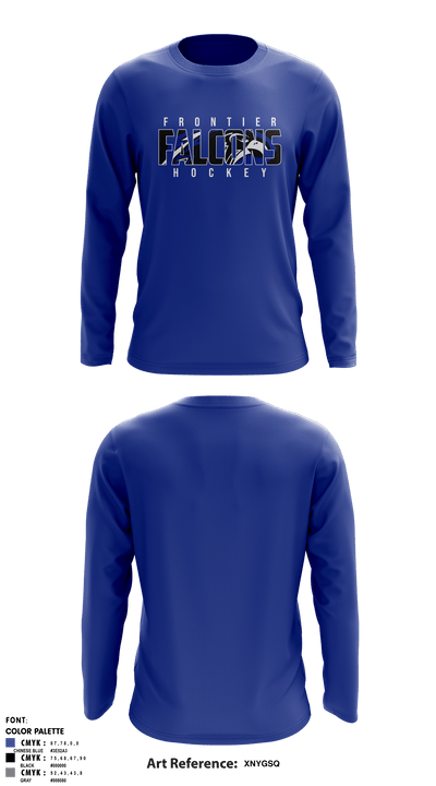 Frontier Central Hockey 50669255 Long Sleeve Shooting Shirt - 2