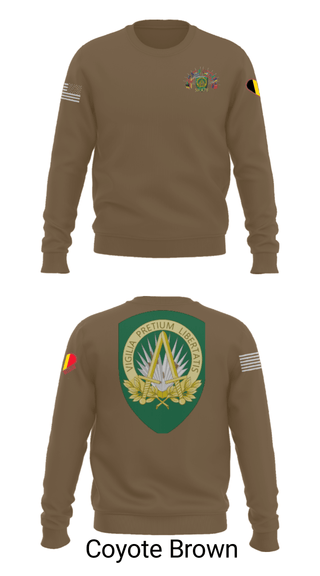 Crew Neck Sweatshirt, , Army, Teamtime, Team time, sublimation, custom sports apparel, team uniforms, spirit wear, spiritwear, sports uniforms, custom shirts, team store, custom team store, fundraiser sports, apparel fundraiser