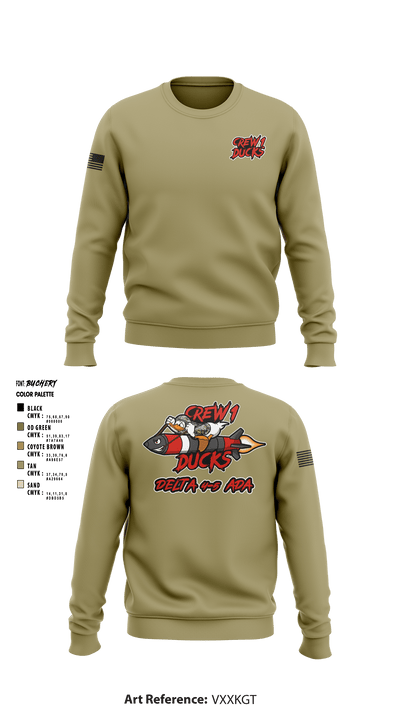 Delta 4-5 58559779 Crew Neck Sweatshirt - 7