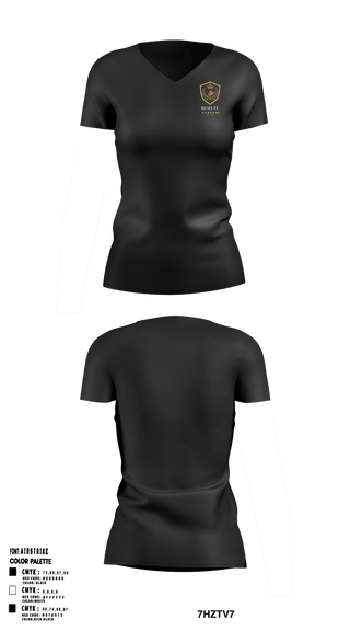 Women's Short Sleeve Vneck Shirt, Remy Fc, , Teamtime, Team time, sublimation, custom sports apparel, team uniforms, spirit wear, spiritwear, sports uniforms, custom shirts, team store, custom team store, fundraiser sports, apparel fundraiser