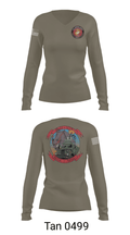 Mwss-273 21375941 Women's Long Sleeve V-neck Shirt - 41