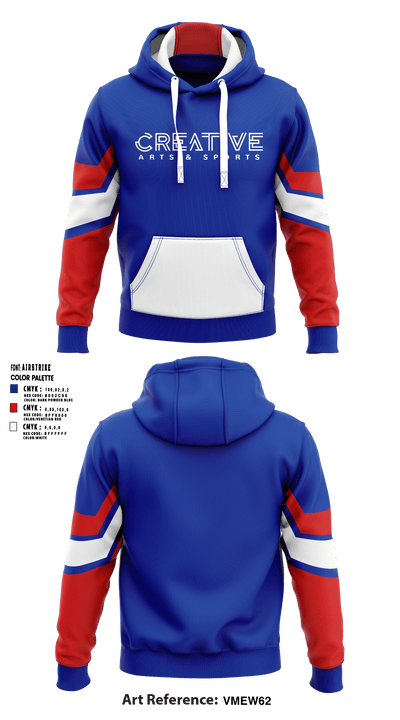 Creative Arts and Sports 53294407 Hoodie - 1