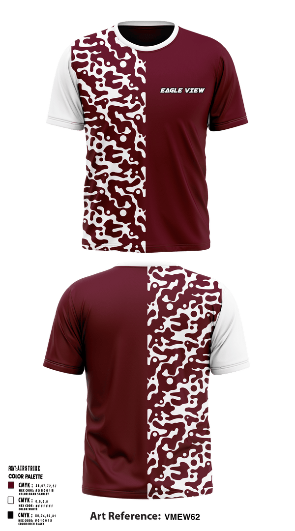 Short Sleeve Performance Shirt, Eagle View Elementary School, Spirit Store, Teamtime, Team time, sublimation, custom sports apparel, team uniforms, spirit wear, spiritwear, sports uniforms, custom shirts, team store, custom team store, fundraiser sports, apparel fundraiser