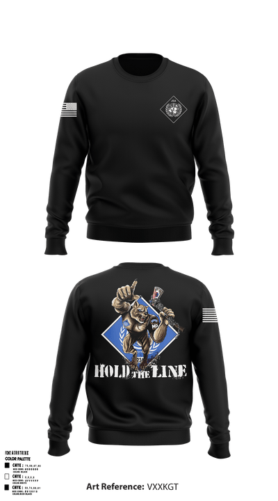 United Nations Command Security Battalion 98091835 Crew Neck Sweatshirt - 49