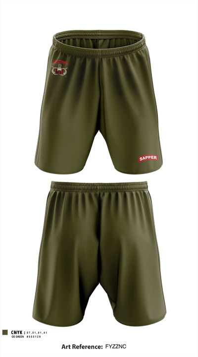 251 EN (SAPPER) 36570937 Athletic Shorts With Pockets - 1