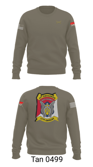 Crew Neck Sweatshirt, , Army, Teamtime, Team time, sublimation, custom sports apparel, team uniforms, spirit wear, spiritwear, sports uniforms, custom shirts, team store, custom team store, fundraiser sports, apparel fundraiser