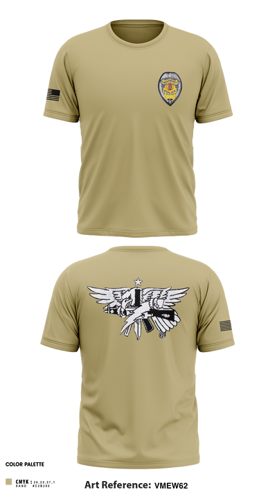 Salisbury Police Special Response Team 23814331 Short Sleeve Performance Shirt - 3