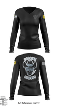 1-155th 67432968 Women's Long Sleeve V-neck Shirt - 1