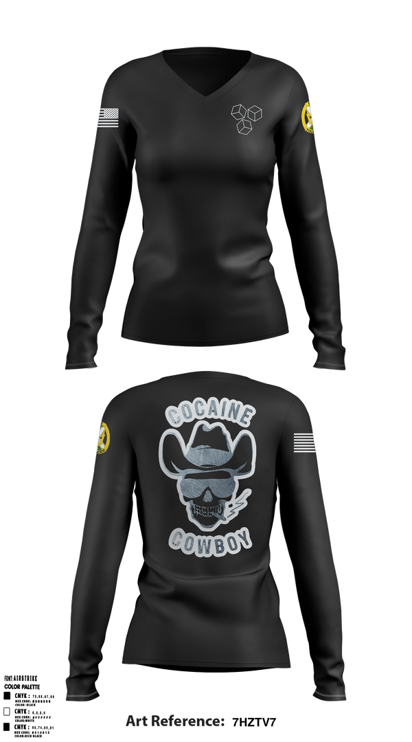 Women's Long Sleeve Vneck Shirt, , Army, Teamtime, Team time, sublimation, custom sports apparel, team uniforms, spirit wear, spiritwear, sports uniforms, custom shirts, team store, custom team store, fundraiser sports, apparel fundraiser
