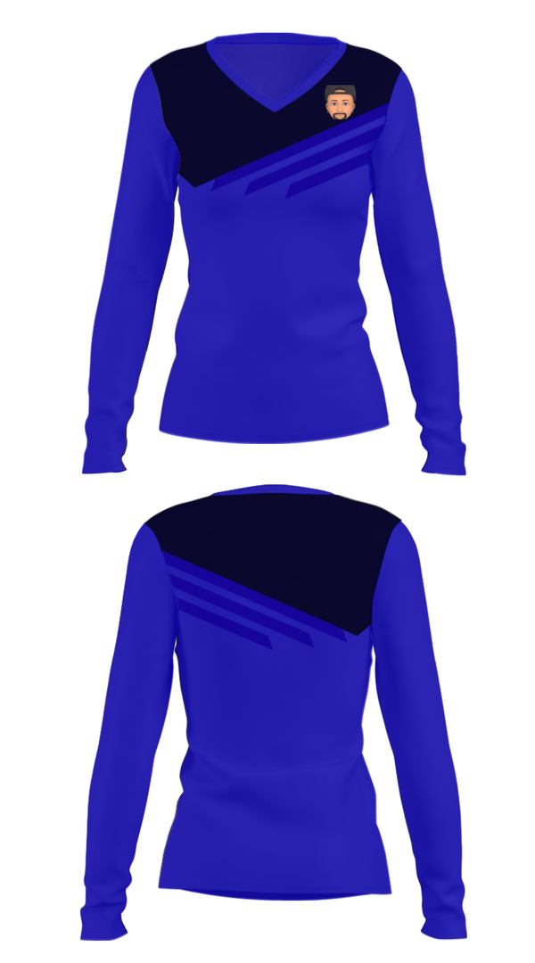 Women's Long Sleeve Vneck Shirt, Hear That Again, Men's Basketball, Teamtime, Team time, sublimation, custom sports apparel, team uniforms, spirit wear, spiritwear, sports uniforms, custom shirts, team store, custom team store, fundraiser sports, apparel fundraiser