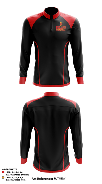 North College Hill High School Basketball 40310124 Quarter Zip Jacket - 5