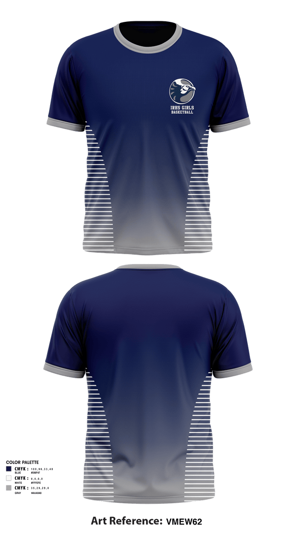 Short Sleeve Performance Shirt, IRHS Girls Basketball, Women's Basketball, Teamtime, Team time, sublimation, custom sports apparel, team uniforms, spirit wear, spiritwear, sports uniforms, custom shirts, team store, custom team store, fundraiser sports, apparel fundraiser