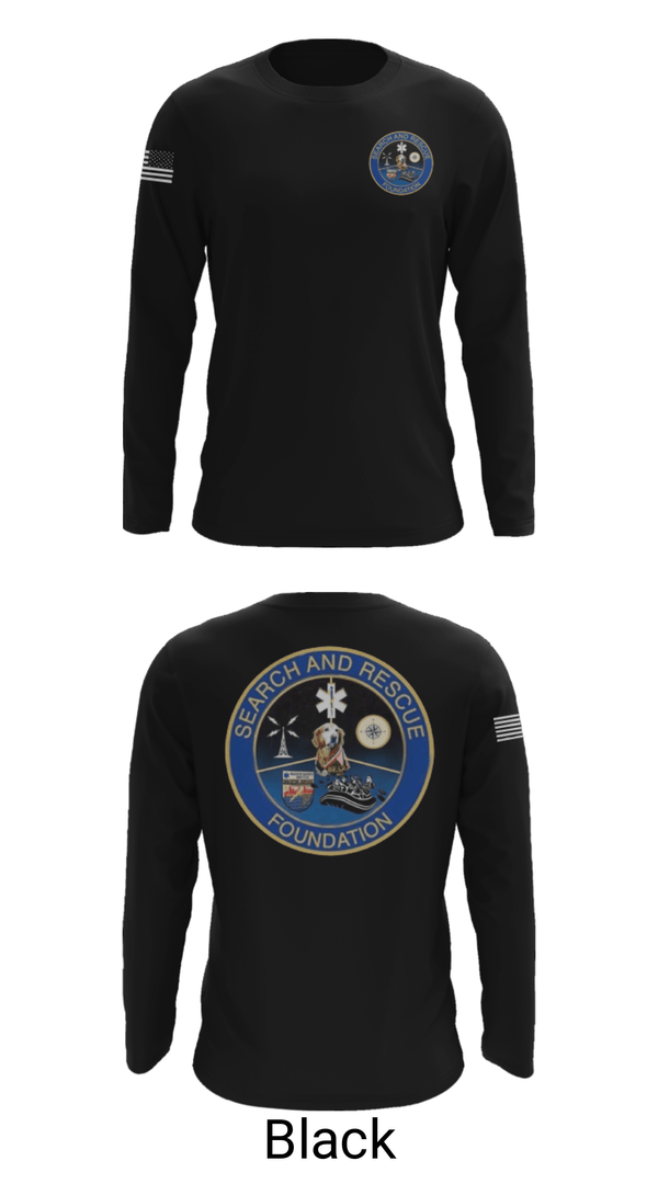 Long Sleeve Performance Shirt, Search & Rescue Foundation, , Teamtime, Team time, sublimation, custom sports apparel, team uniforms, spirit wear, spiritwear, sports uniforms, custom shirts, team store, custom team store, fundraiser sports, apparel fundraiser