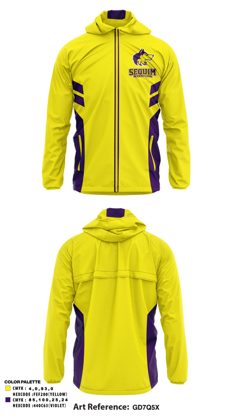 Windbreaker, Sequim High School Wrestling, Wrestling, Teamtime, Team time, sublimation, custom sports apparel, team uniforms, spirit wear, spiritwear, sports uniforms, custom shirts, team store, custom team store, fundraiser sports, apparel fundraiser