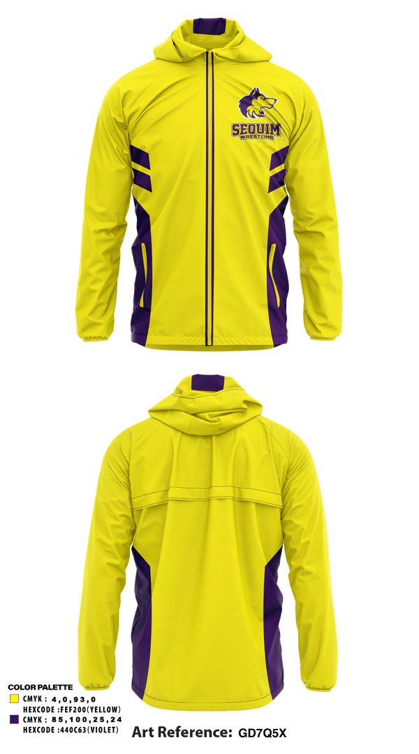 Windbreaker, Sequim High School Wrestling, Wrestling, Teamtime, Team time, sublimation, custom sports apparel, team uniforms, spirit wear, spiritwear, sports uniforms, custom shirts, team store, custom team store, fundraiser sports, apparel fundraiser