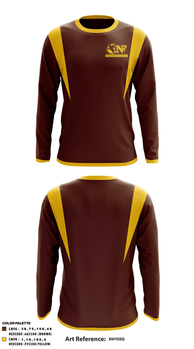 North Farmington High School Basketball 37037275 Long Sleeve Performance Shirt - 26