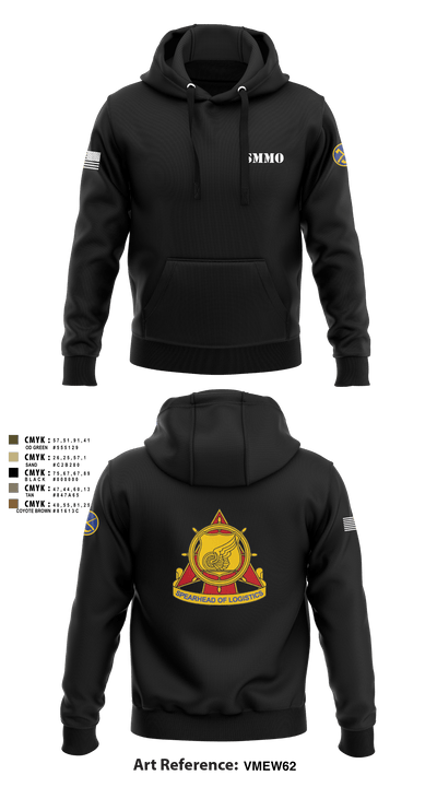 WVARNG Surface Maintenance Management Office 36945793 Hoodie - 2