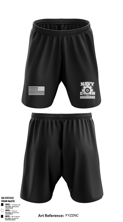 Engineman 52305077 Athletic Shorts With Pockets - 1