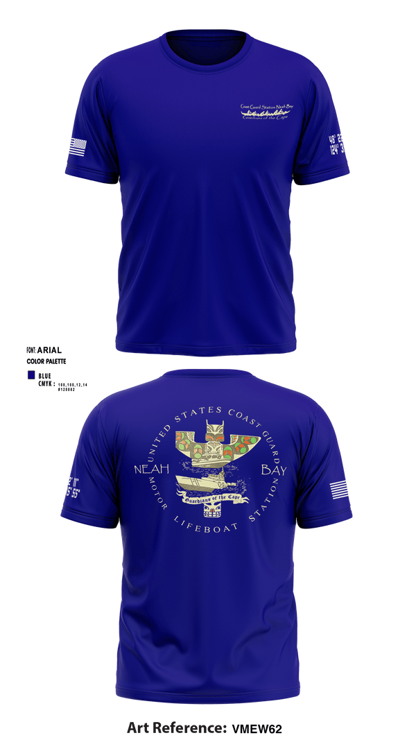 Short Sleeve Performance Shirt, USCG STATION NEAH BAY, Coast Guard, Teamtime, Team time, sublimation, custom sports apparel, team uniforms, spirit wear, spiritwear, sports uniforms, custom shirts, team store, custom team store, fundraiser sports, apparel fundraiser
