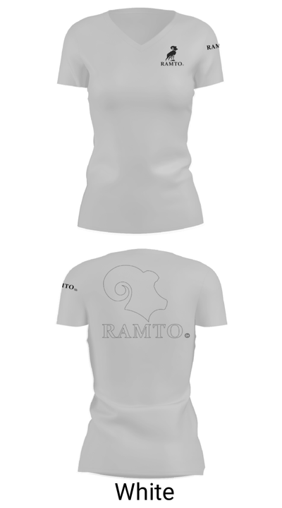 Ramtocompany 18225322 Women's Short Sleeve V-neck Shirt - 7