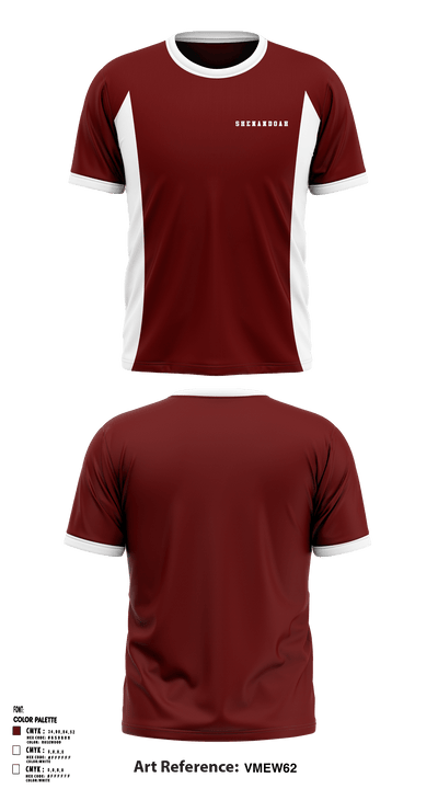 Shenandoah High School 71129367 Short Sleeve Performance Shirt - 1