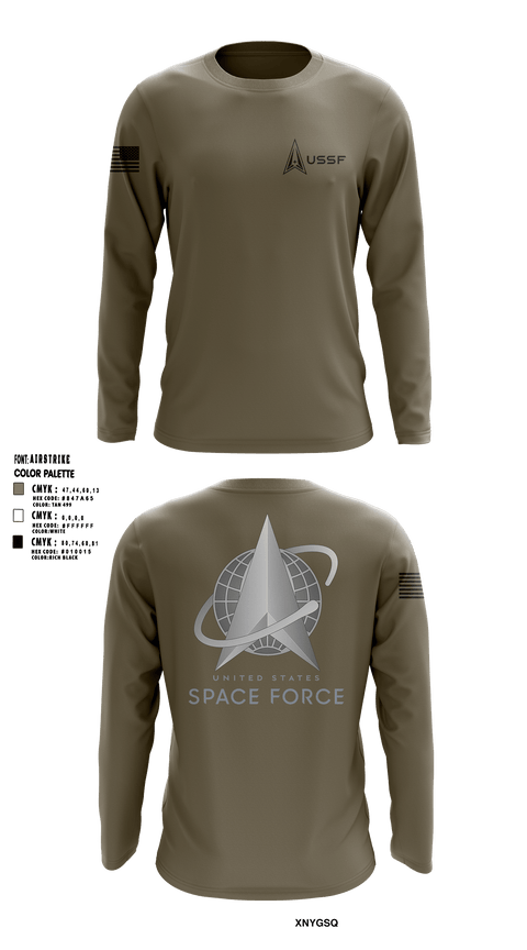 Long Sleeve Performance Shirt, Peterson Space Force Base, Space Force, Teamtime, Team time, sublimation, custom sports apparel, team uniforms, spirit wear, spiritwear, sports uniforms, custom shirts, team store, custom team store, fundraiser sports, apparel fundraiser