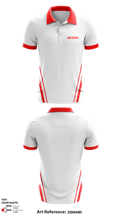 WESAMI 58853608 Short Sleeve Performance Polo - 1