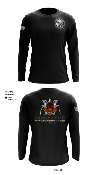 Long Sleeve Performance Shirt, , Police, Teamtime, Team time, sublimation, custom sports apparel, team uniforms, spirit wear, spiritwear, sports uniforms, custom shirts, team store, custom team store, fundraiser sports, apparel fundraiser