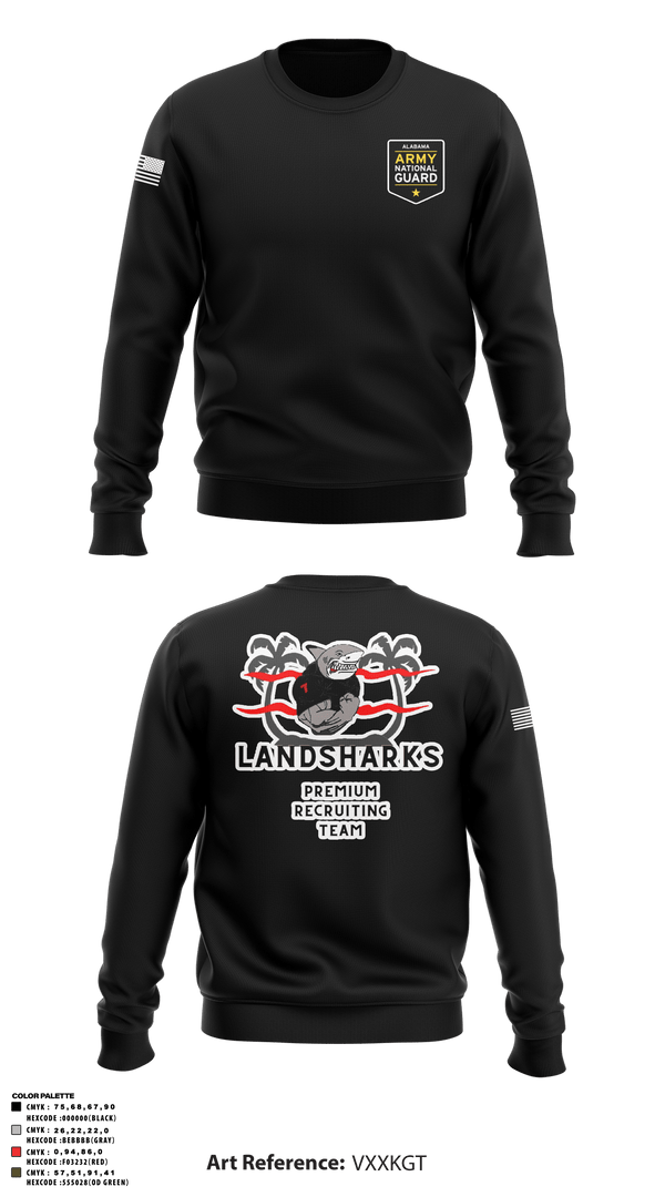 Crew Neck Sweatshirt, , National Guard, Teamtime, Team time, sublimation, custom sports apparel, team uniforms, spirit wear, spiritwear, sports uniforms, custom shirts, team store, custom team store, fundraiser sports, apparel fundraiser