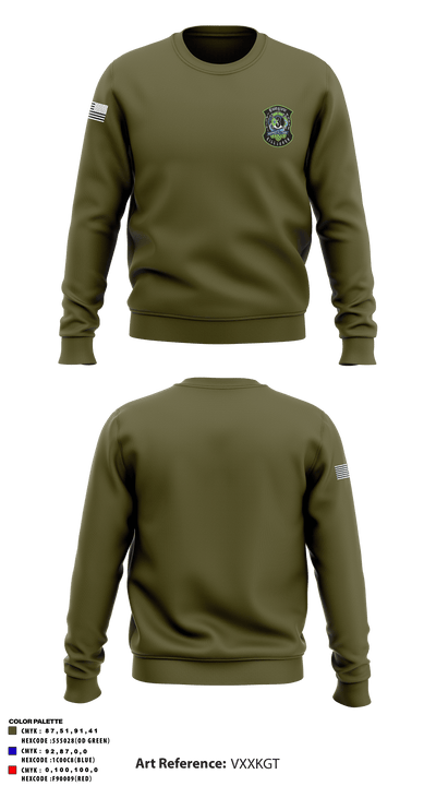 Station 3 6417470 Crew Neck Sweatshirt - 1