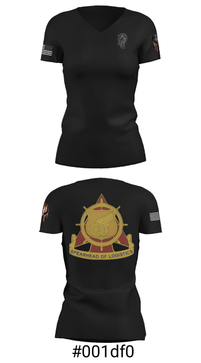 382nd CSSB 66174892 Women's Short Sleeve V-neck Shirt - 19