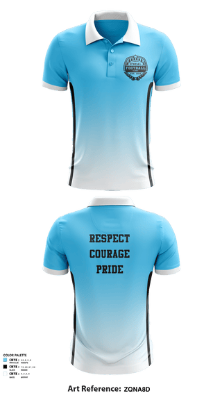 Short Sleeve Performance Polo, O'Neal Football Clinic, Football, Teamtime, Team time, sublimation, custom sports apparel, team uniforms, spirit wear, spiritwear, sports uniforms, custom shirts, team store, custom team store, fundraiser sports, apparel fundraiser