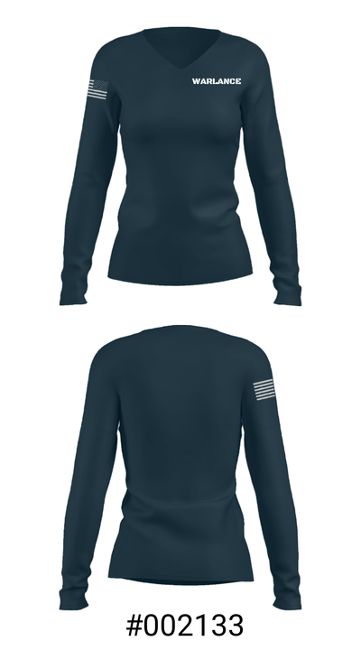 WARLANCE 22469950 Women's Long Sleeve V-neck Shirt - 37