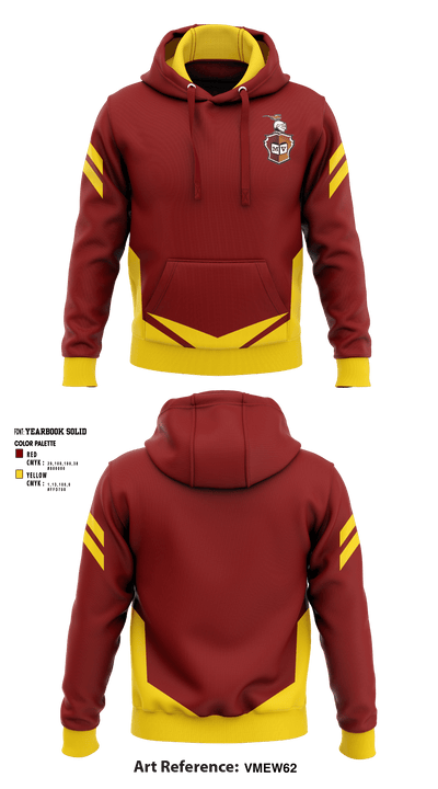 Mount Vernon High School Wrestling 66291366 Hoodie - 1